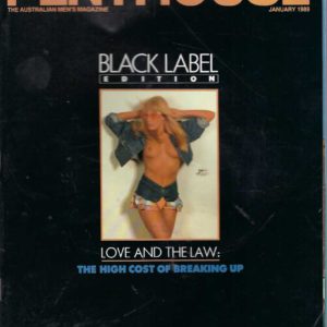 Australian Penthouse BLACK LABEL 1989 8901 January