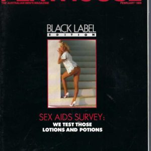 Australian Penthouse BLACK LABEL 1989 8902 February