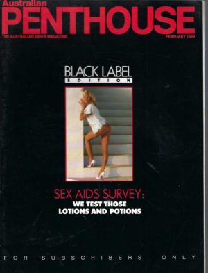 Australian Penthouse BLACK LABEL 1989 8902 February