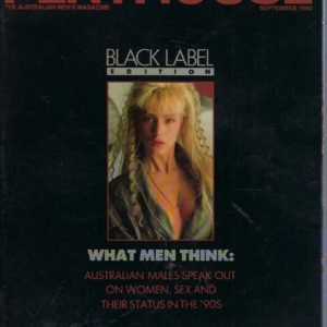 Australian Penthouse BLACK LABEL 1990 199009 September