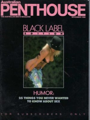 Australian Penthouse BLACK LABEL 1990 199011 November