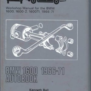 Workshop Manual BMW 1600 1966-71 Autobook