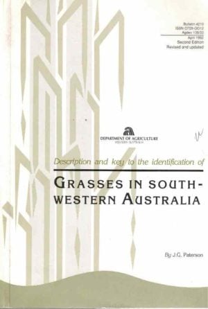 Description and Key to the Identification of Grasses in south-western Australia