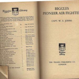BIGGLES Pioneer Air Fighter