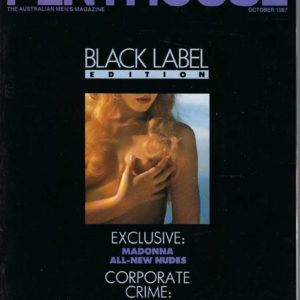 Australian Penthouse BLACK LABEL 1987 8710 October