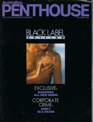 Australian Penthouse BLACK LABEL 1987 8710 October