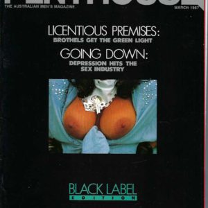 Australian Penthouse BLACK LABEL 1987 8703 March