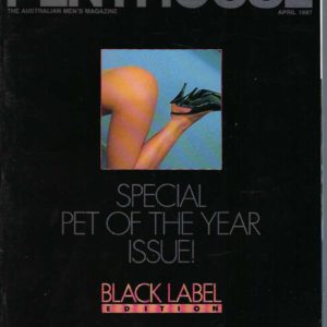 Australian Penthouse BLACK LABEL 1987 8701 January