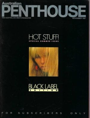 Australian Penthouse BLACK LABEL 1987 8711 November