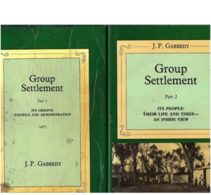 GROUP SETTLEMENT Vol. I and Vol.II (set)