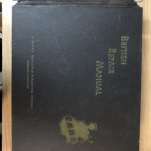 British Repair Manual: Cars (1952)
