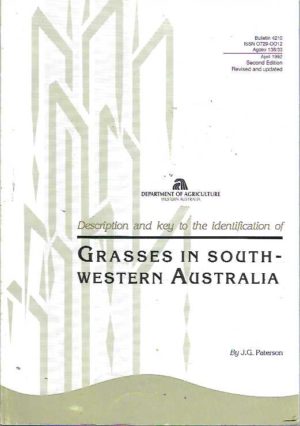 Description and key to the identification of grasses in South-Western Australia