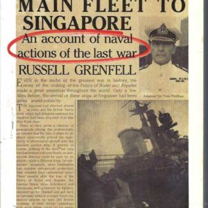 Main Fleet to Singapore