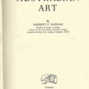 Study of Australian Art , A (First Edition)