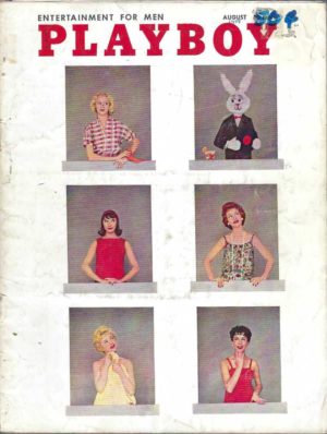 PLAYBOY Magazine 1958 5808 August