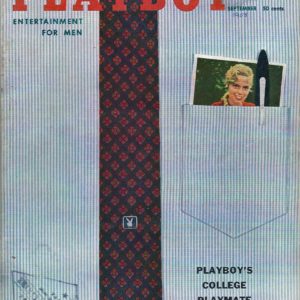 PLAYBOY Magazine 1958 5809 September