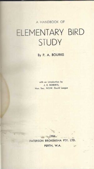 Handbook of Elementary Bird Study
