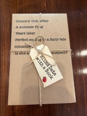 BLIND DATE WITH A BOOK: Country club affair