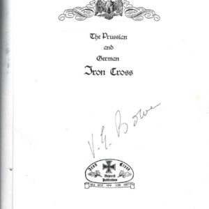 Prussian and German Iron Cross, The (Signed copy)