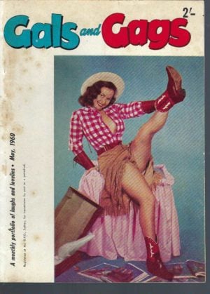Gals and Gags  Vintage 1960 May. A monthly portfolio of laughs and lovelies. Australian Men's Magazine Volume 14 Number 2