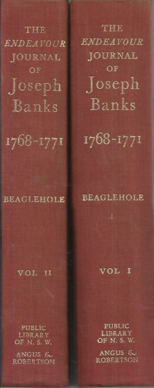 Endeavour Journal of Joseph Banks, The : 1768-1771 (2 VOLUME SET)