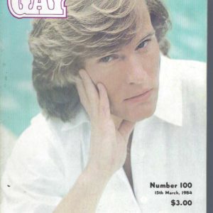 GAY Magazine Number 100 1984 March 8403