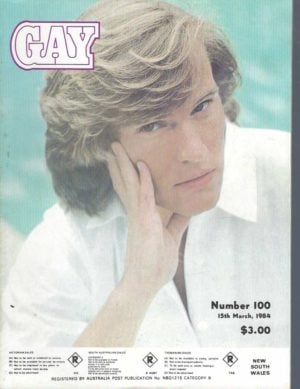 GAY Magazine Number 100 1984 March 8403
