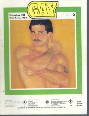GAY Magazine Number 101 1984 April 8403