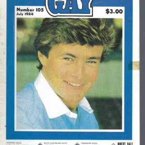 GAY Magazine Number 105 1984 July 8407