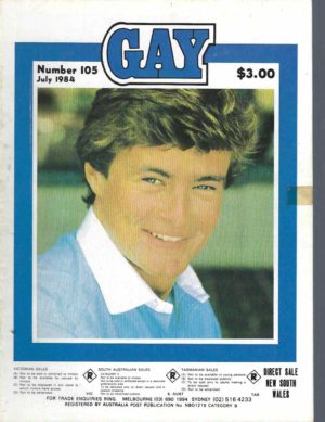 GAY Magazine Number 105 1984 July 8407