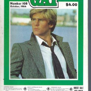 GAY Magazine Number 108 1984 October 8410
