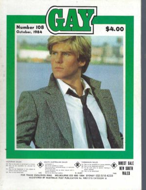 GAY Magazine Number 108 1984 October 8410