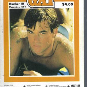 GAY Magazine Number 111 1984 December 8412