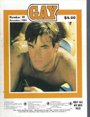 GAY Magazine Number 111 1984 December 8412