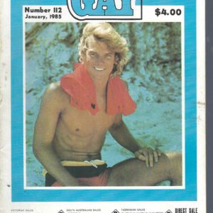 GAY Magazine Number 112 1985 January 8501