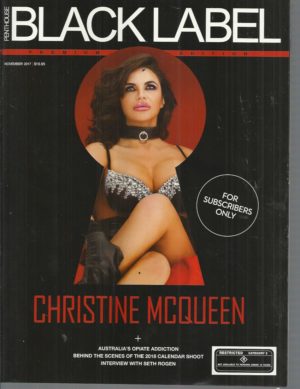 Australian Penthouse BLACK LABEL. 2017 (Last year of publication!) 1711 November