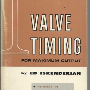 Valve Timing for Maximum Output