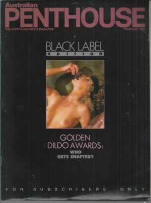Australian Penthouse BLACK LABEL 1986 8602 February