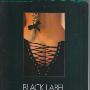 Australian Penthouse BLACK LABEL 1986 8610 October