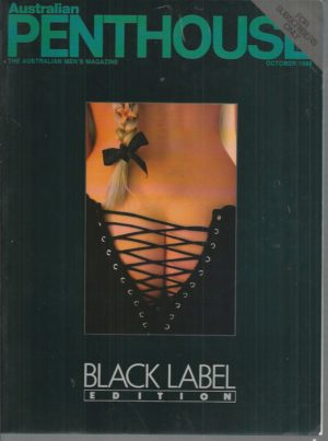 Australian Penthouse BLACK LABEL 1986 8610 October