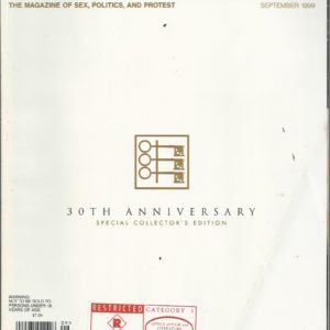 Penthouse Magazine 1999 9909 September (30th Anniversary Special Collector’s Edition)