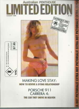 Australian Penthouse Limited Edition (Extra Hot Pictorials! R Restricted) 1990 9008 August