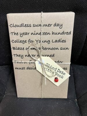 BLIND DATE WITH A BOOK: Cloudless summer day