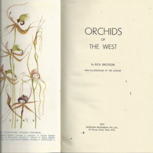 Orchids of the West (1951 First Edition)