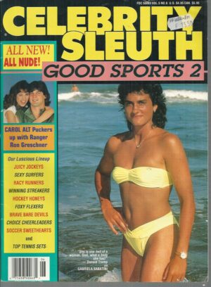 CELEBRITY SLEUTH Vol. 5 No. 6 1992 (Good Sports 2)