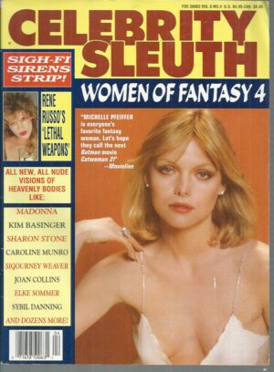 CELEBRITY SLEUTH Vol. 6 No. 4 1993 (Women of Fantasy 4)