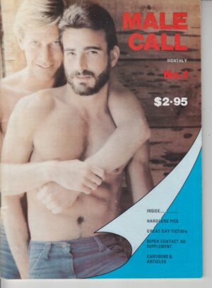 GAY: MALE CALL Vintage Australian Sexually Explicit Gay Monthly No. 01 Contact Magazine