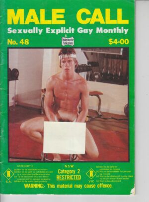 GAY: MALE CALL Vintage Australian Sexually Explicit Gay Monthly No. 48 Contact Magazine