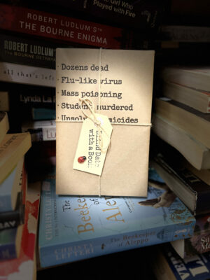 BLIND DATE WITH A BOOK: Dozens dead