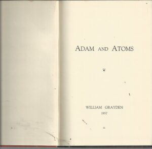 Adam and Atoms